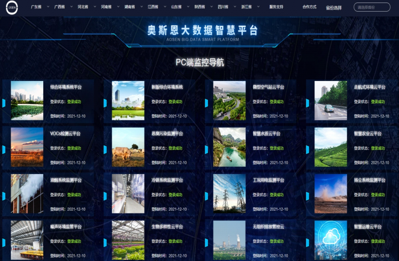 奧斯恩環(huán)保數(shù)據(jù)云平臺(tái)系統(tǒng) 智能分析比對(duì) 結(jié)合大數(shù)據(jù)分析模型